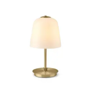 Halo Design - Room 49 Portable Bordlampe Antique Brass/Opal