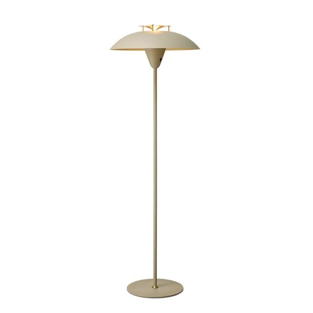 Halo Design Stepp Gulvlampe Sand Antique: Elegant Vintage Belysning med Justerbar Arm og LED