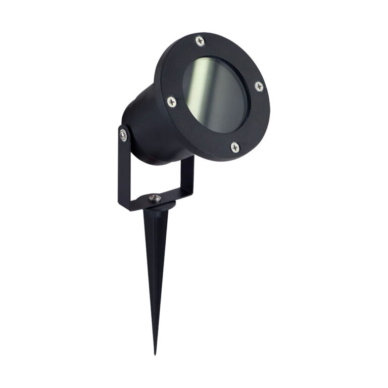 Havespot på Spyd -Â Gu10 -Â Udendørs -Â Sort