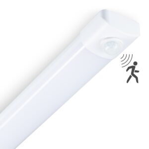 High-Lumen LED Armatur 36W Med Sensor i 4000K, IP40, 230V - 120cm