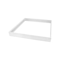 Høj ramme til 60x60 LED panel, 70 mm dybde, 600x600 mm, aluminium, hvid kant