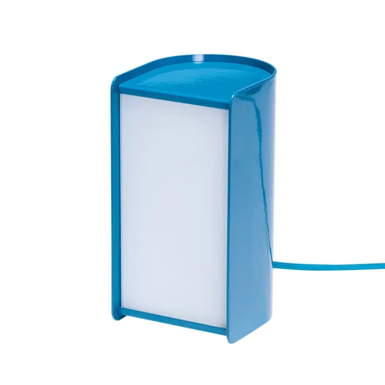 Hübsch - BOOK LED-bordlampe, højde 30 cm, petrol –
