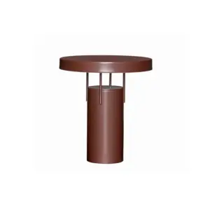 Hübsch - BringMe LED-batteridrevet bordlampe, burgunder metallic, 28 cm –