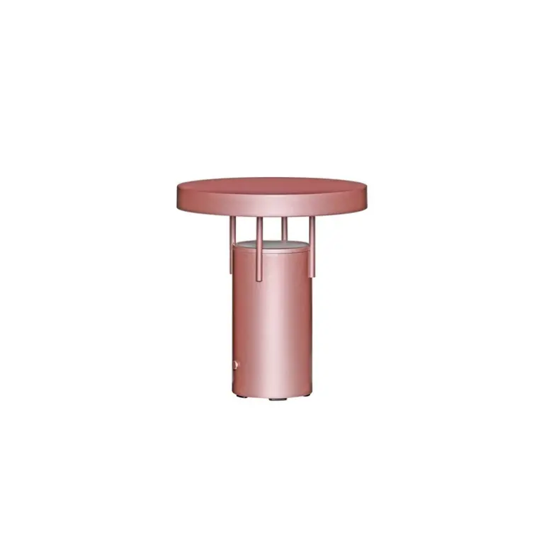 Hübsch BringMe Mini Pink Metallic 20 cm LED-batteridrevet Bordlampe