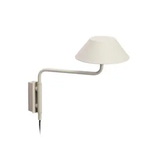 Hübsch - COVER LED-væglampe i sandfarve, udhæng 30 cm