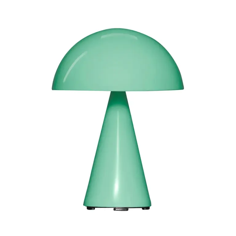 Hübsch - Mush LED-batteridrevet bordlampe, grøn, IP44, dæmpbar