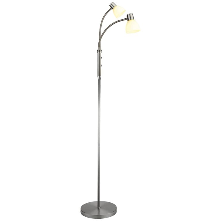Hudson Gulvlampe 2-arme Opal