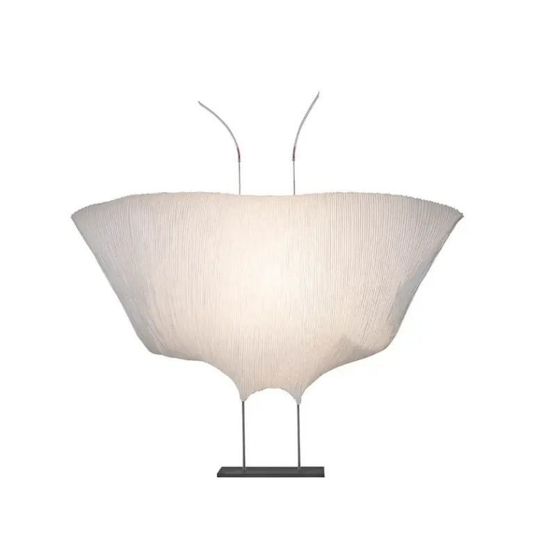 Ingo Maurer - Samurai LED-bordlampe, hvid, papir, dæmpbar