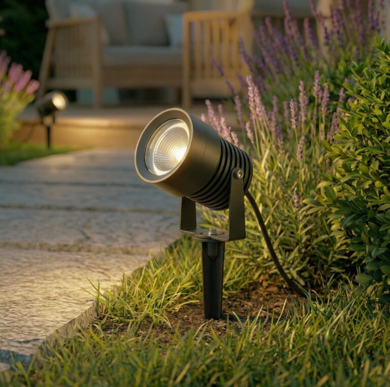 Irina Spike Udendørs Spot IP65 Dark Grey - Lucande - Terrasse - Moderne - Metal - Med én lyskilde