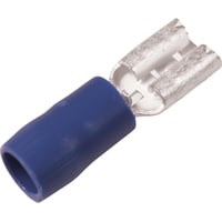 Isoleret spademuffe bl, 1,5-2,5 mm, 6,3x0,8 mm - 100 stk