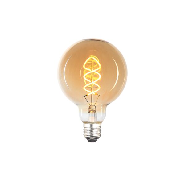 Italux Led 4w G95 Spiral Amber Dæmpbar (E27)