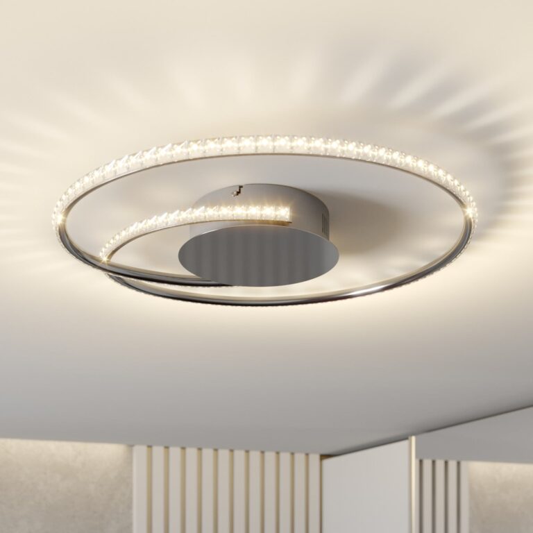 Joline LED Loftlampe Ø45 Chrome/Clear - Lindby - Stue - Moderne - Metal