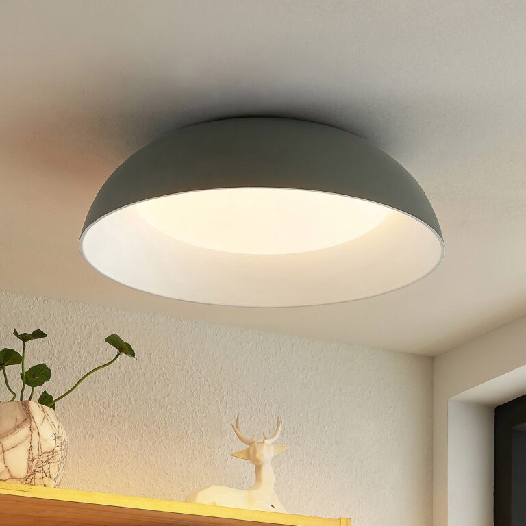 Juliven LED Loftlampe Ø50 Grey - Lindby - Stue - Moderne - Metal - Rund