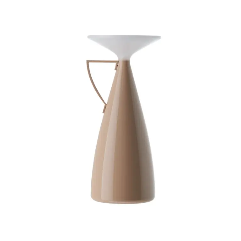 Kartell - Camomille LED-batteridrevet bordlampe, beige, højde 24 cm