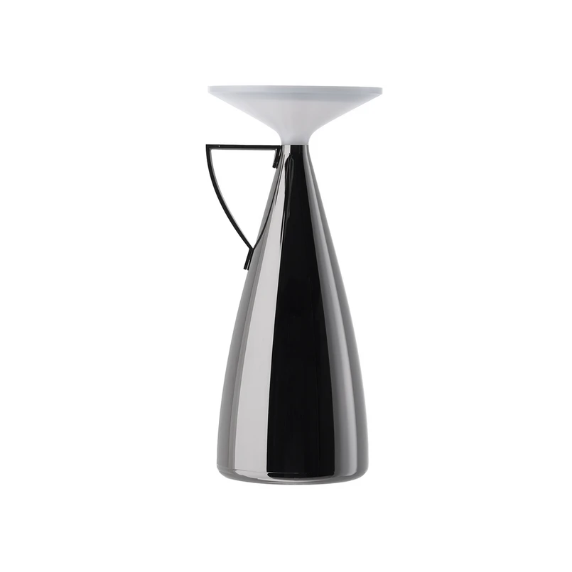 Kartell - Camomille LED-batteridrevet bordlampe, mørkegrå, højde 24 cm