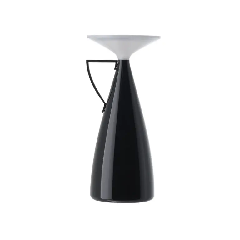 Kartell - Camomille LED-bordlampe, sort, højde 24 cm