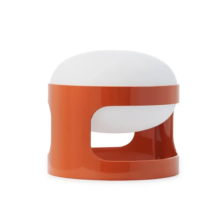 Kartell - KD28 LED-bordlampe, orange, højde 23 cm