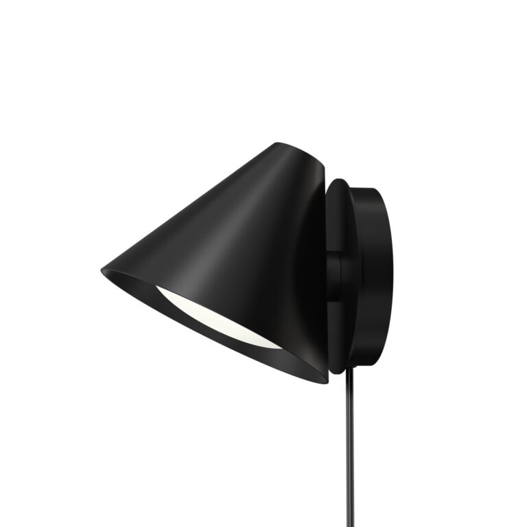 Keglen 175 LED Væglampe Dim-to-Warm Black Louis Poulsen - Stue - Design - Metal - Med én lyskilde