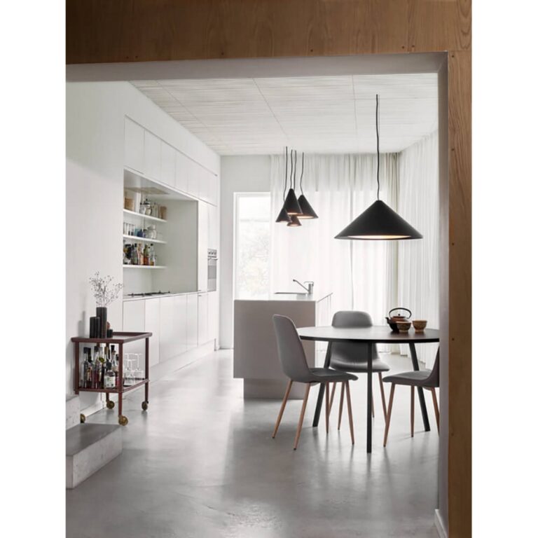 Keglen 400 LED Pendel Sort Louis Poulsen - Stue - Aluminium