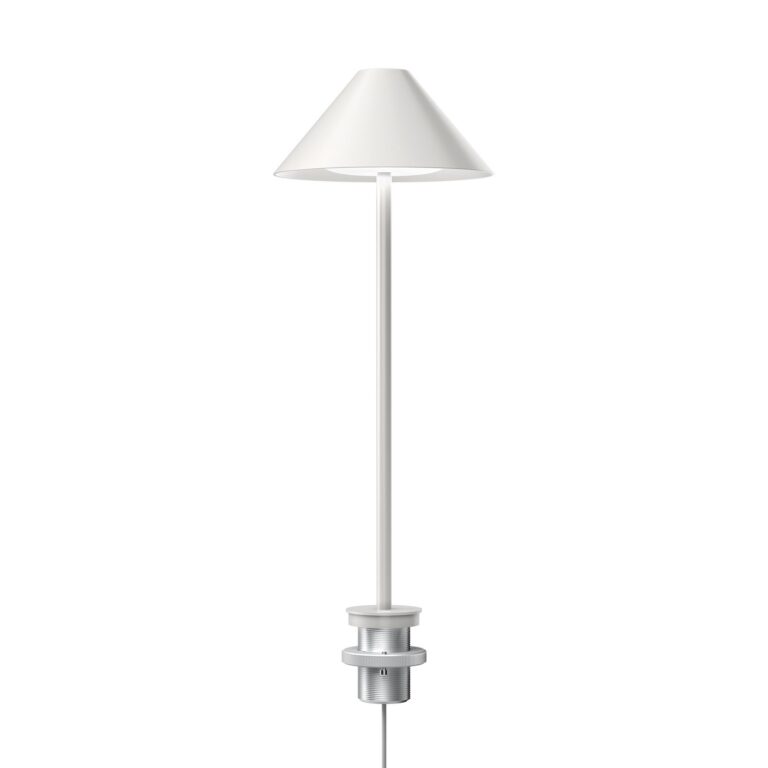 Keglen LED-bordlampe, hvid, med stik, CCT Louis Poulsen - Stue - Design - Metal - Med skærm