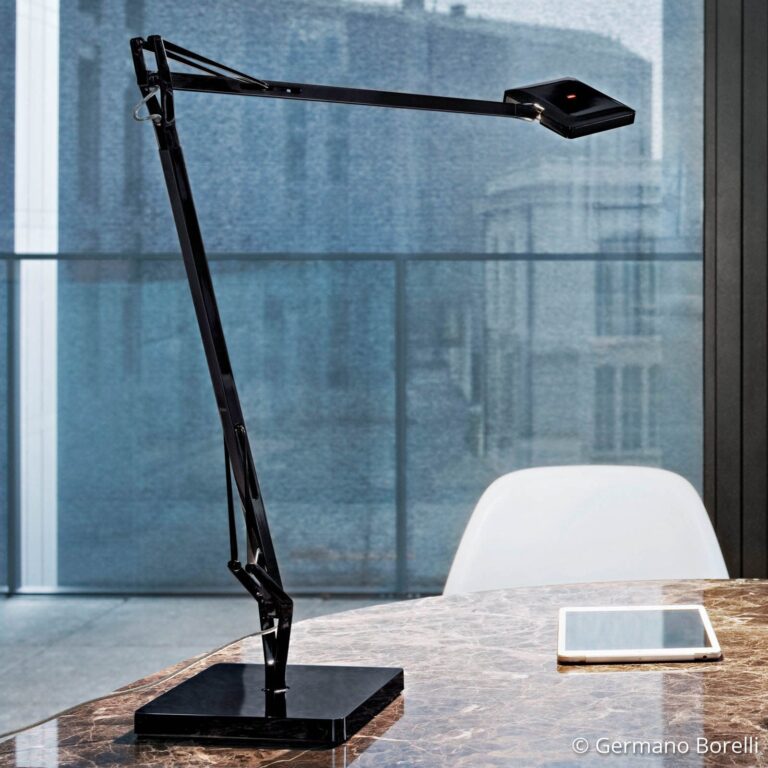 Kelvin Edge LED Bordlampe Sort - Flos - Kontor / arbejdsværelse - Design - Metal - Med én lyskilde