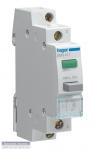 Kiptryk 16a 1sl med 230v led grøn