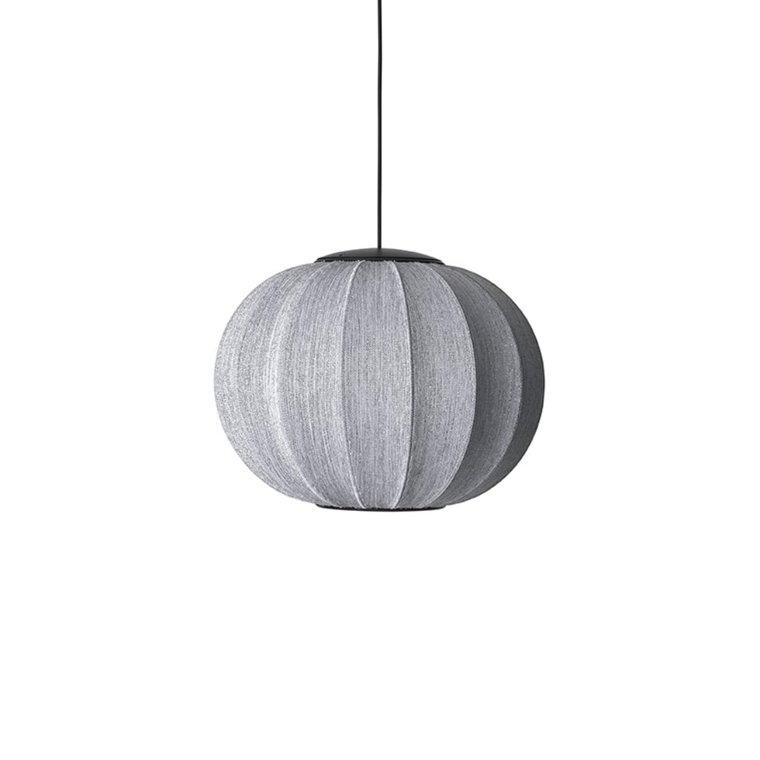 Knit-Wit 45 LED Round Pendel Anniversary Glitter Silver - Made By Hand