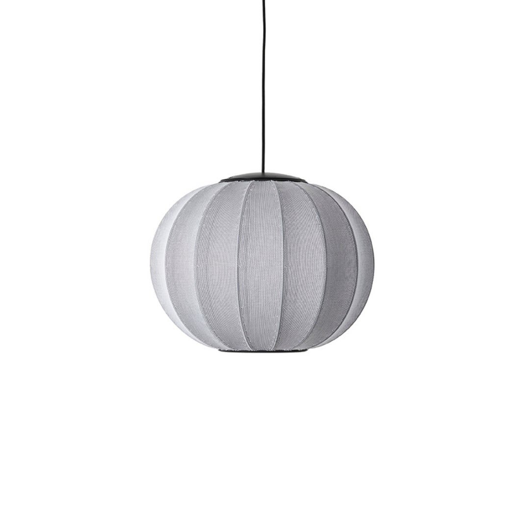 Knit-Wit 45 LED Round Pendel Silver - Made By Hand