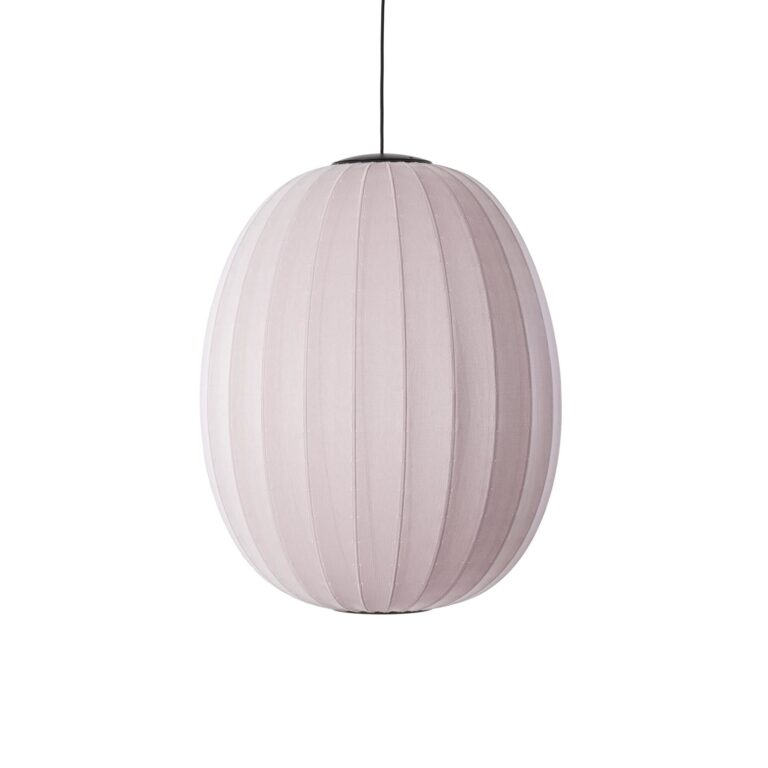 Knit-Wit High/Oval Pendel Ø65 Lysepink LED
