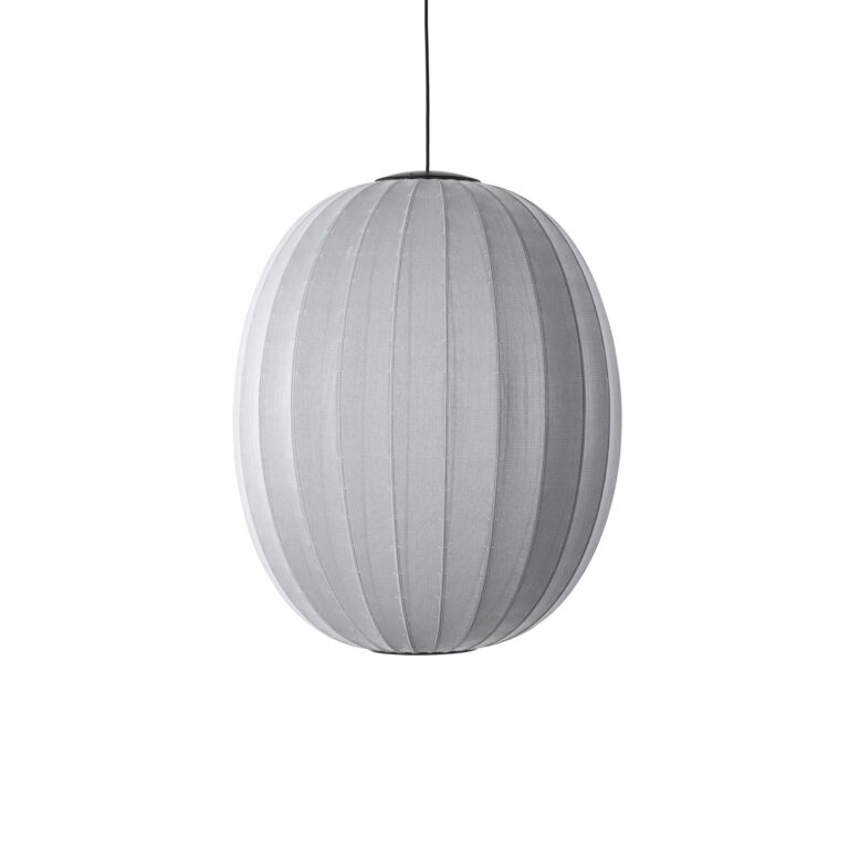 Knit-Wit High/Oval Pendel Ø65 Sølv LED