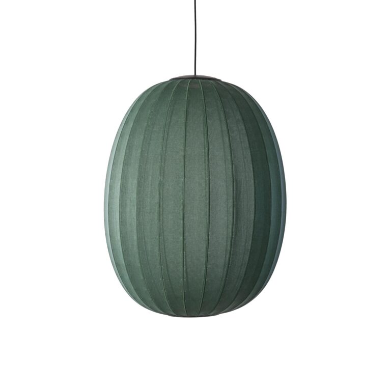 Knit-Wit High/Oval Pendel Ø65 Tweed Green LED