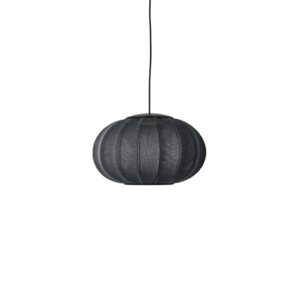 Knit-Wit Ø45 LED Oval Pendel Black - Made By Hand