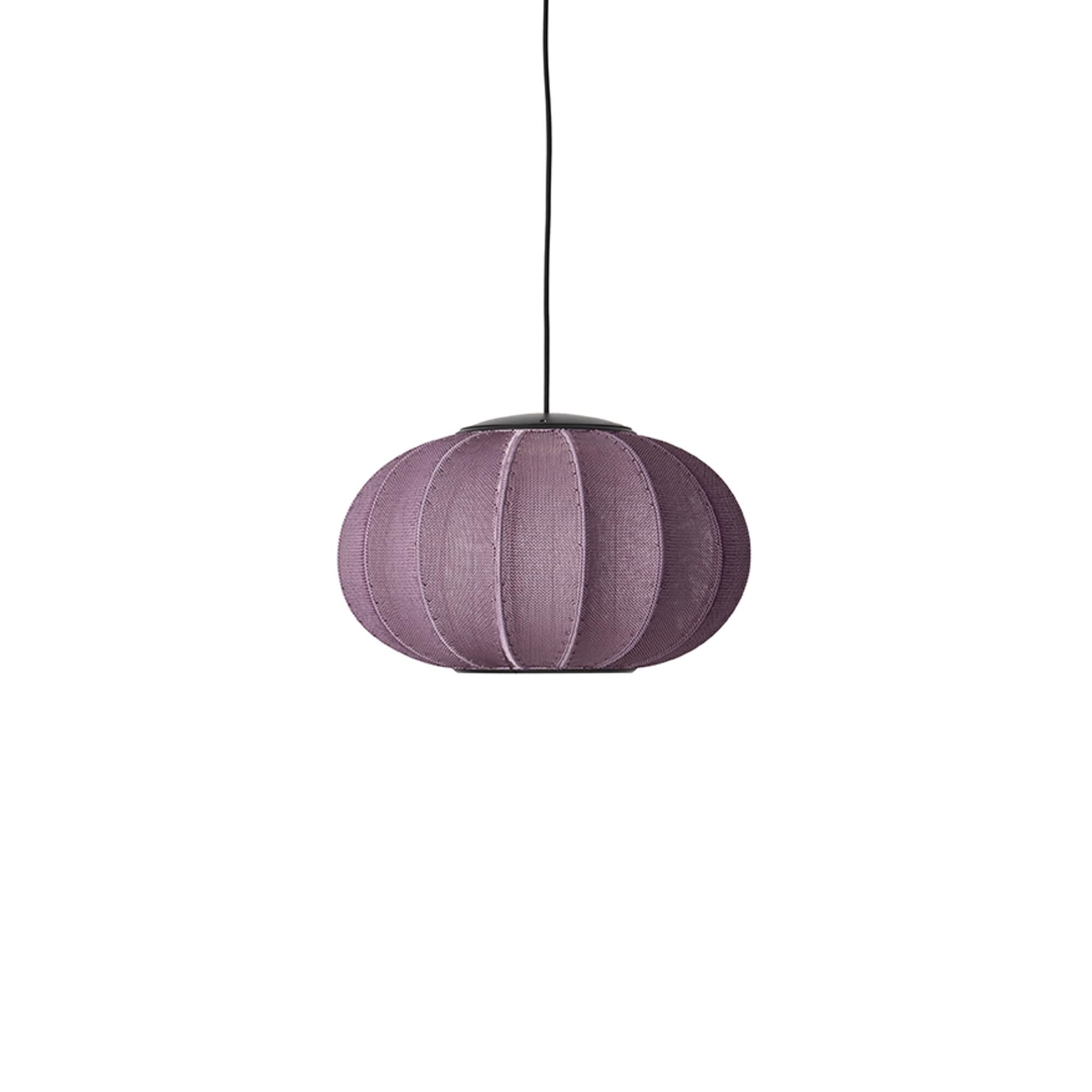 Knit-Wit Oval Pendel Ø45 Burgundy LED