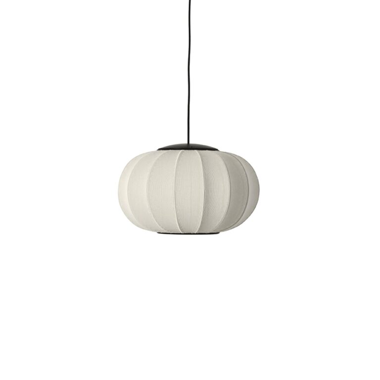 Knit-Wit Oval Pendel Ø45 Pearl White LED