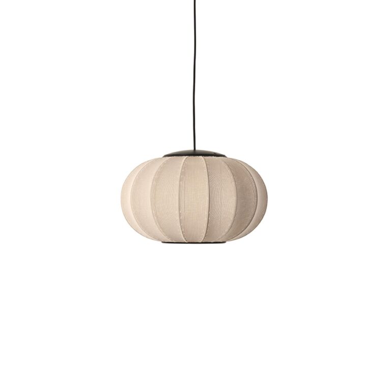 Knit-Wit Oval Pendel Ø45 Sandstone LED