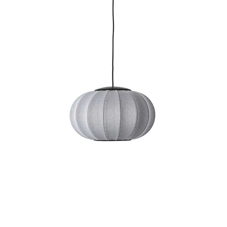 Knit-Wit Oval Pendel Ø45 Sølv LED