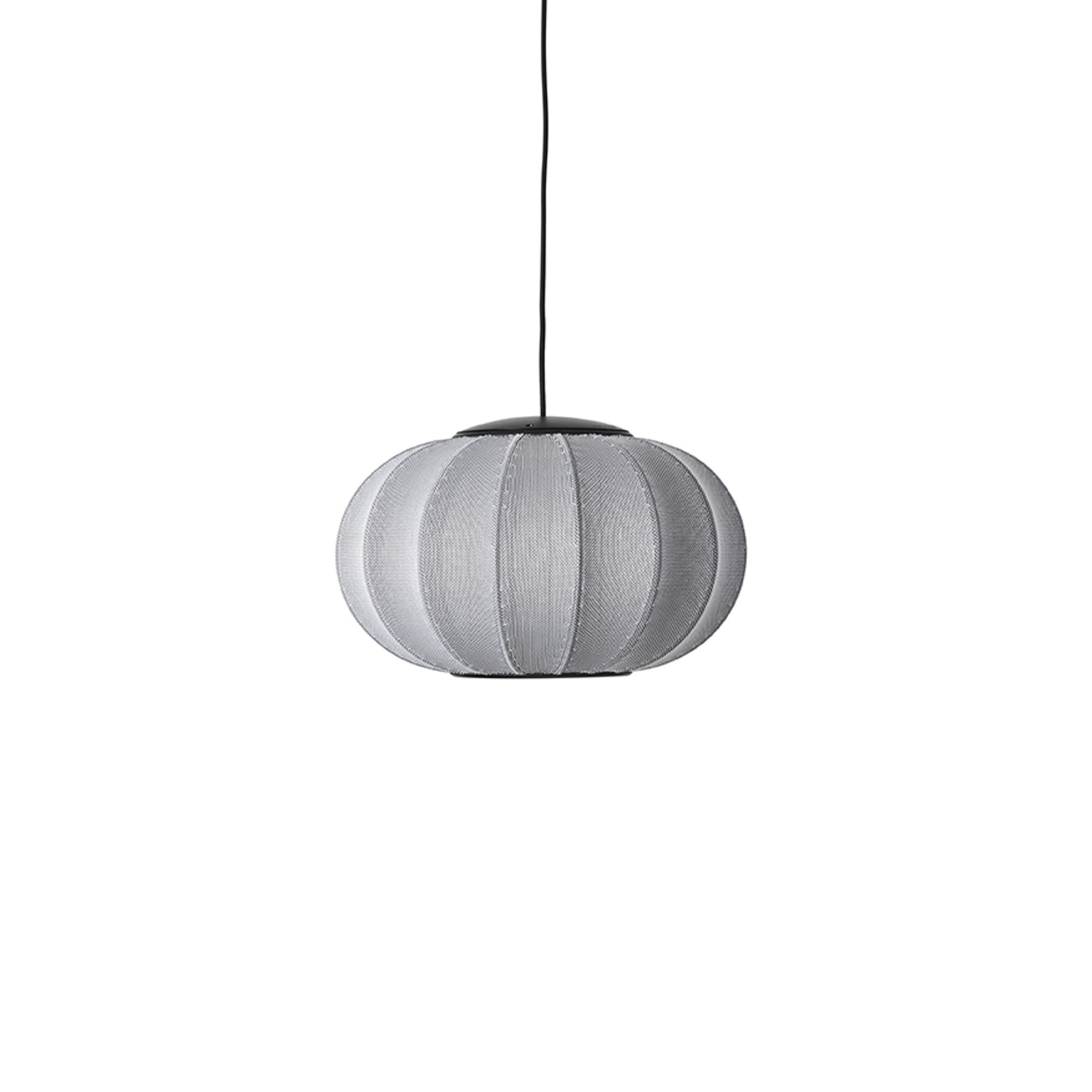 Knit-Wit Oval Pendel Ø45 Sølv LED