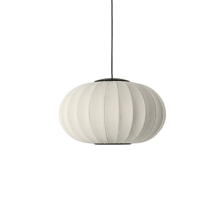 Knit-Wit Oval Pendel Ø57 Pearl White LED