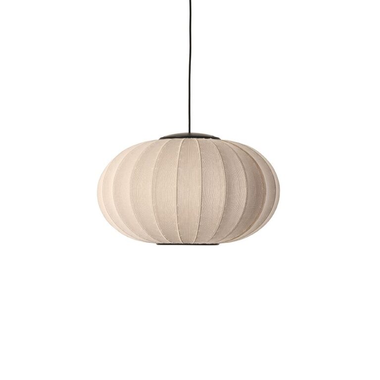 Knit-Wit Oval Pendel Ø57 Sand Stone LED