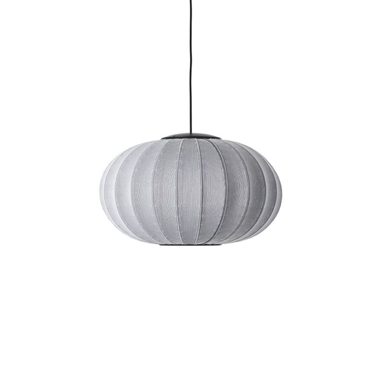 Knit-Wit Oval Pendel Ø57 Sølv LED