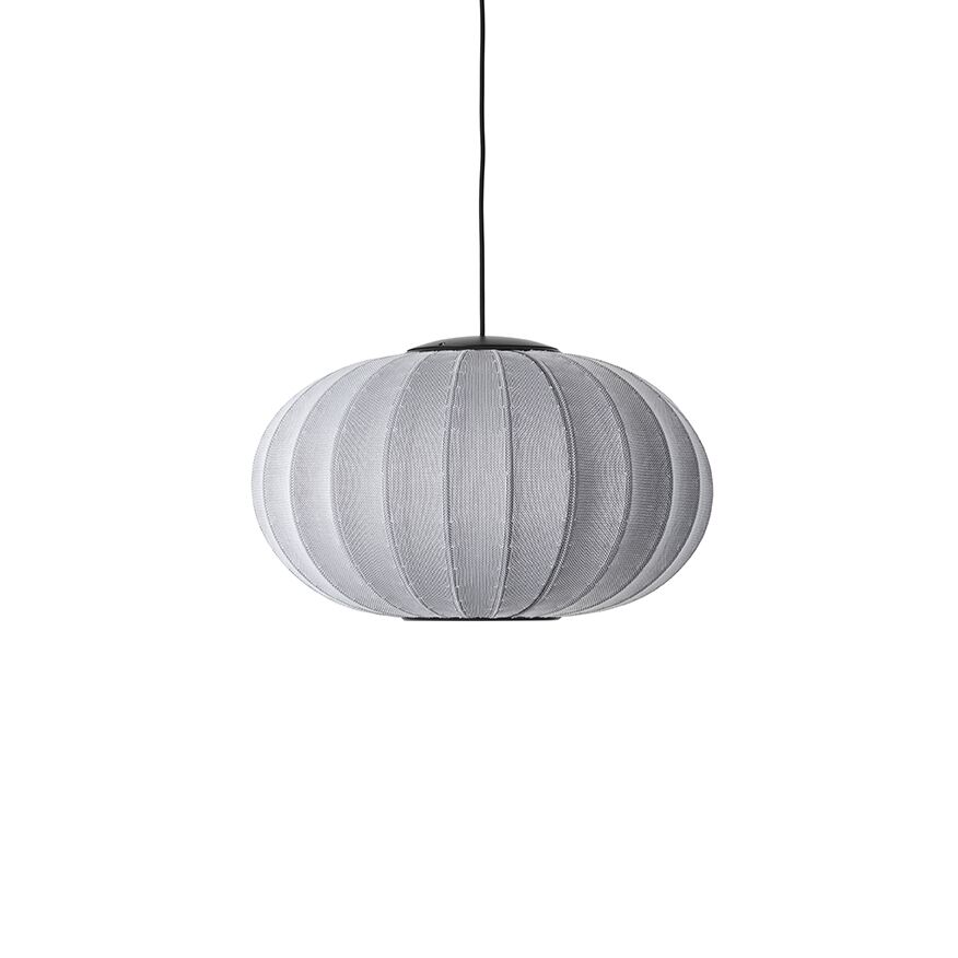Knit-Wit Oval Pendel Ø57 Sølv LED