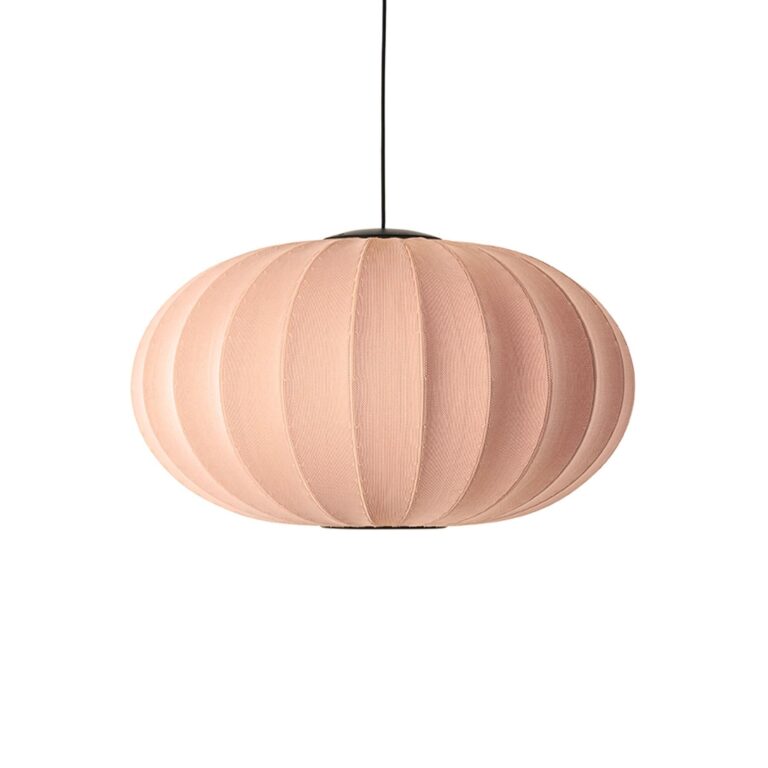 Knit-Wit Oval Pendel Ø76 Coral LED
