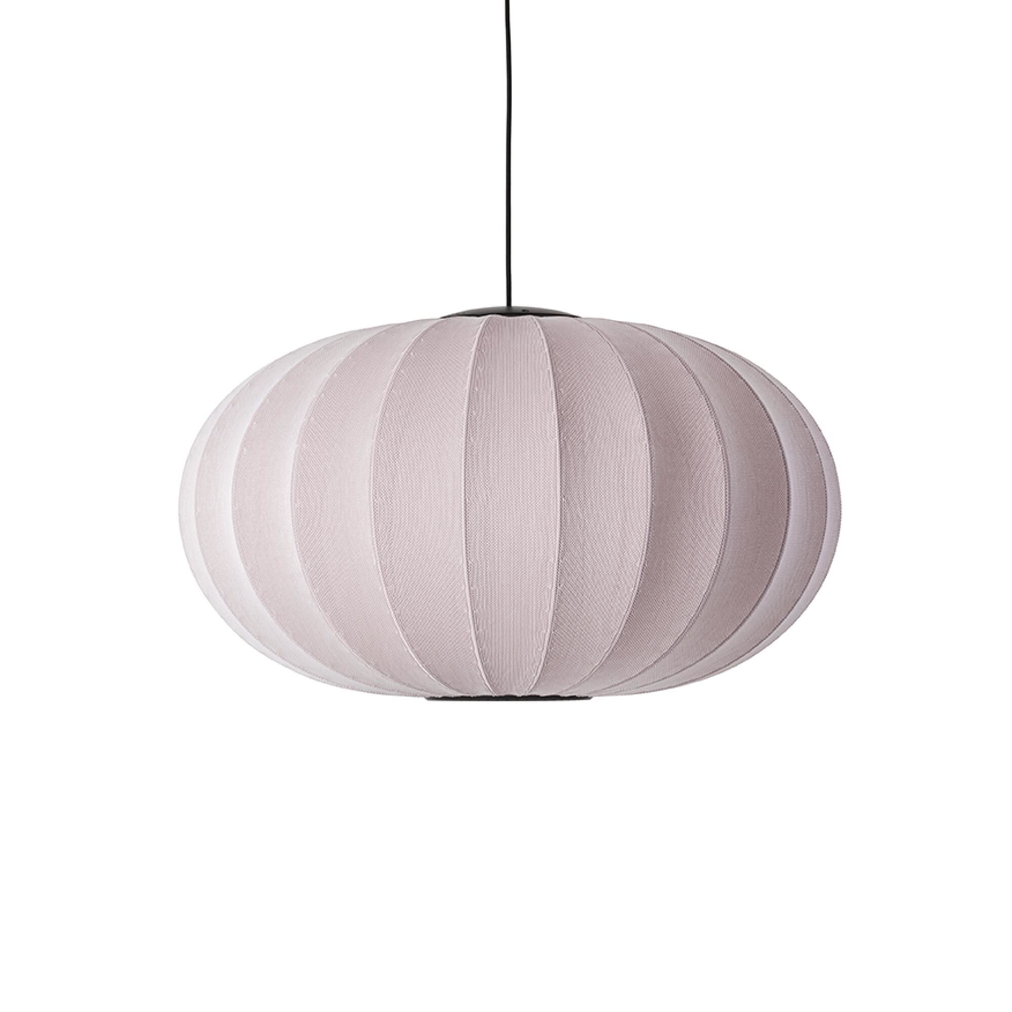 Knit-Wit Oval Pendel Ø76 Lysepink LED