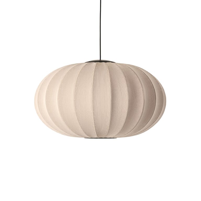 Knit-Wit Oval Pendel Ø76 Sand Stone LED