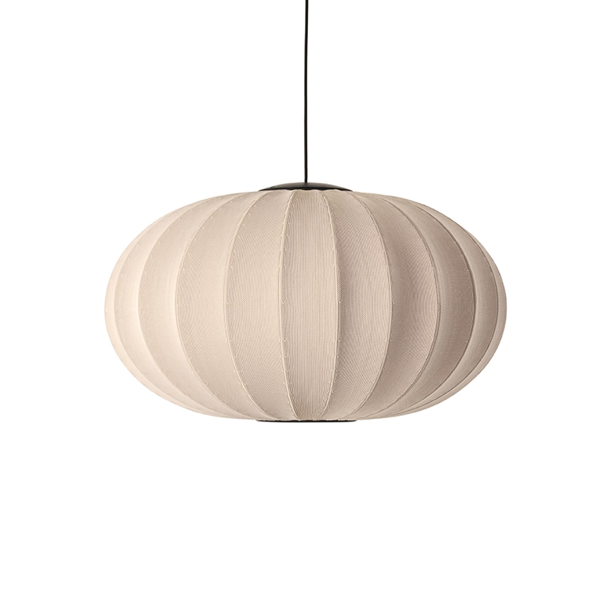 Knit-Wit Oval Pendel Ø76 Sand Stone LED