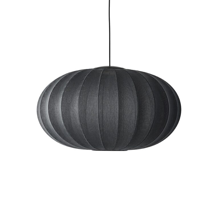 Knit-Wit Oval Pendel Ø76 Sort LED