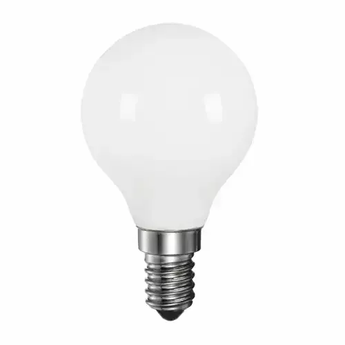 Kronepære LED 6W opal, E14, 2700K