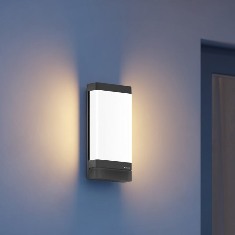 L 271 DIGI SC Smart LED-udendørs væglampe med sensor, IP44 STEINEL - Moderne - Metal - Kantet