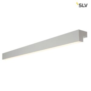 L-Line 120 væglampe, LED 3000K, 1650 lumen, IP44, sølv