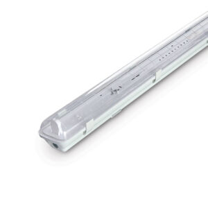 LED Armatur | Industriarmatur | 120cm | Enkelt LED Rør | IP65 | T8 | Uden Rør